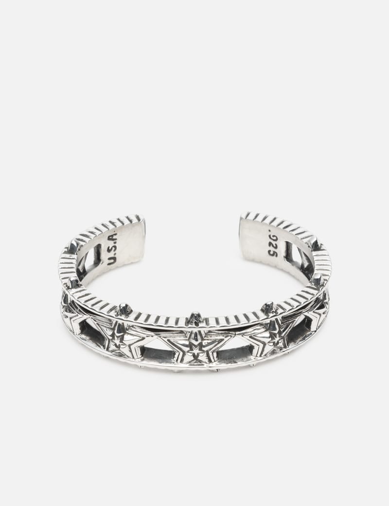 Cody Sanderson Barbed Star In Star Cuff - Sterling silver cuff