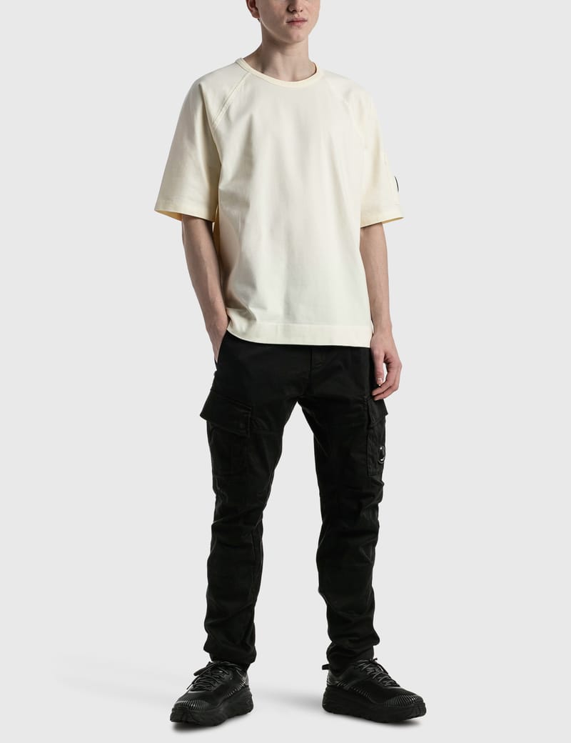 C.P. Company - Heavy Jersey Mixed Short Sleeve Sweatshirt