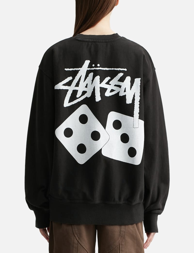 Stüssy - DICE PIGMENT DYED CREW | HBX - Globally Curated Fashion