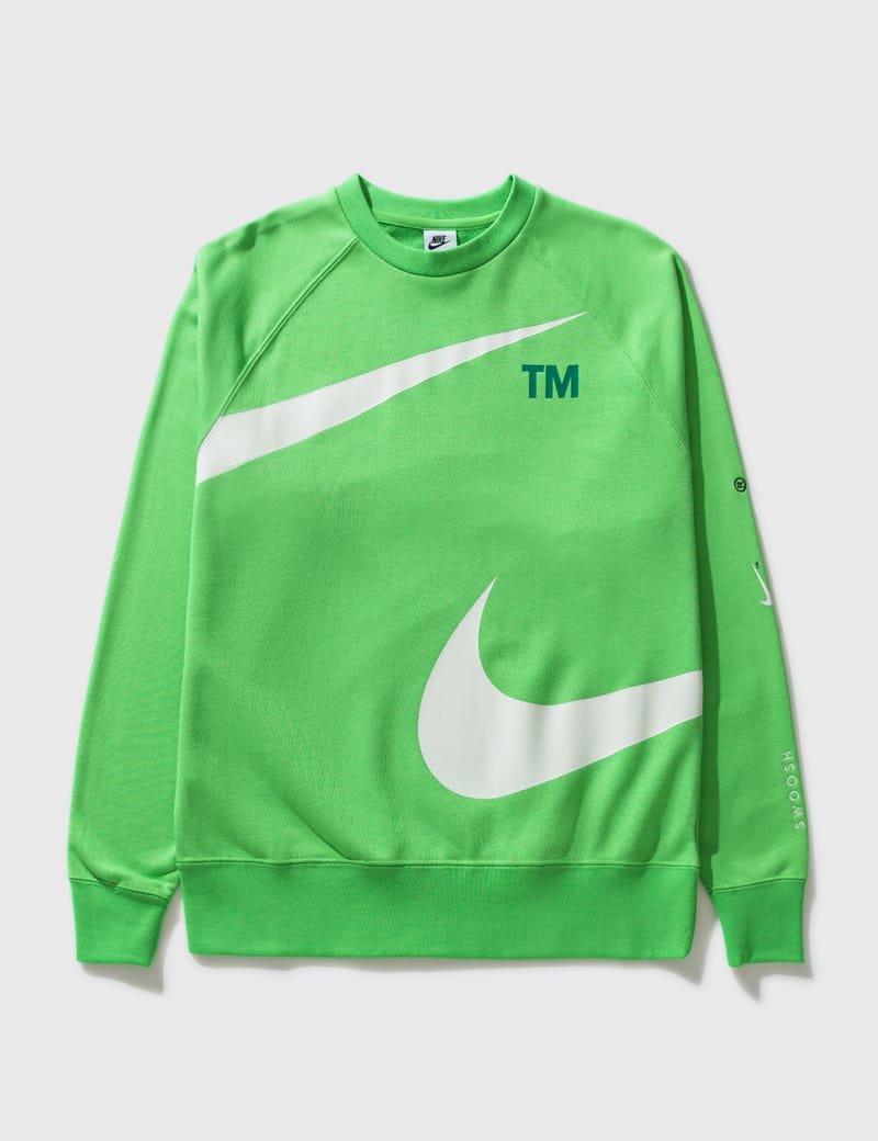 Nike big swoosh online crew sweat