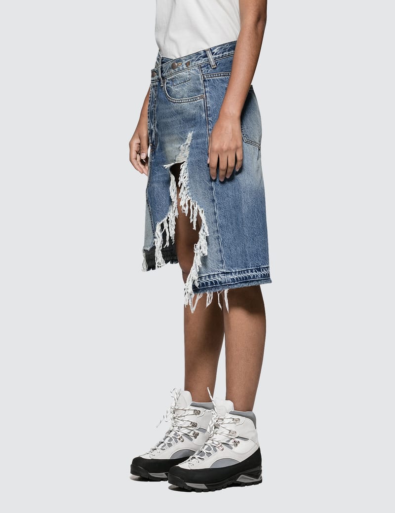 R13 Norbury Denim Skirt HBX Globally Curated Fashion and