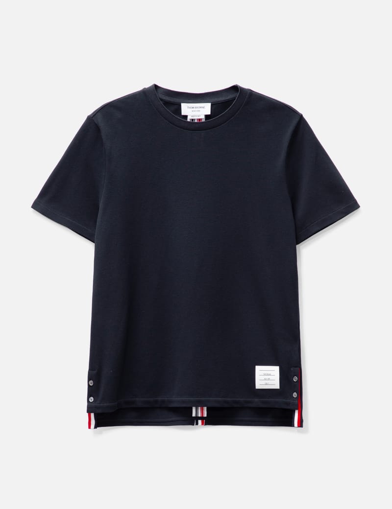 激安の注文 THOM BROWNE コットン ピケ センターバックストライプ T