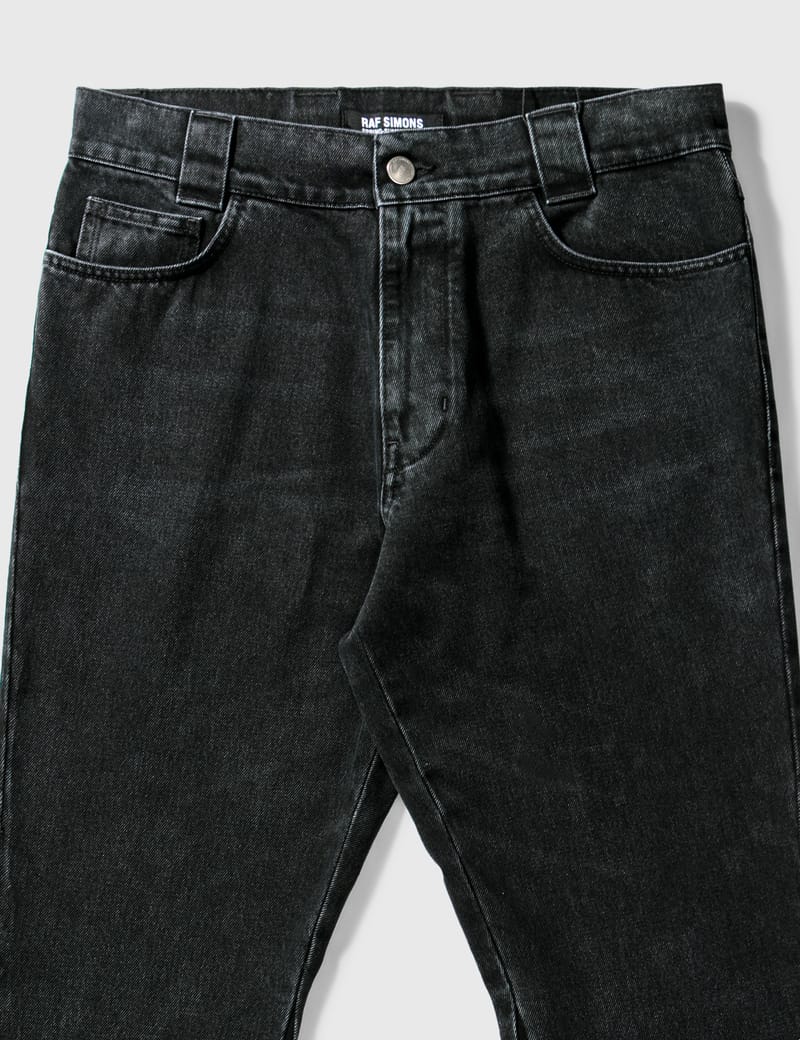 Raf Simons - Flared Denim Workwear Pants | HBX - HYPEBEAST 為您