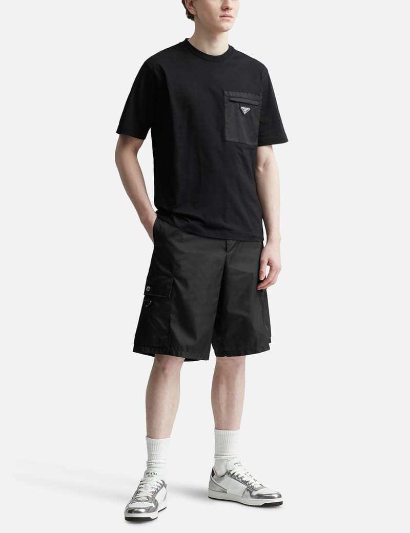 Prada - Re-Nylon Cargo Shorts | HBX - Globally Curated Fashion and