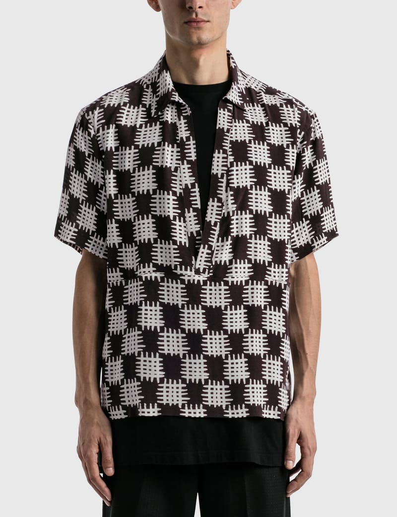 Sasquatchfabrix.【Skipper H/S Shirt】 sasquatchfabrix-black-doman-