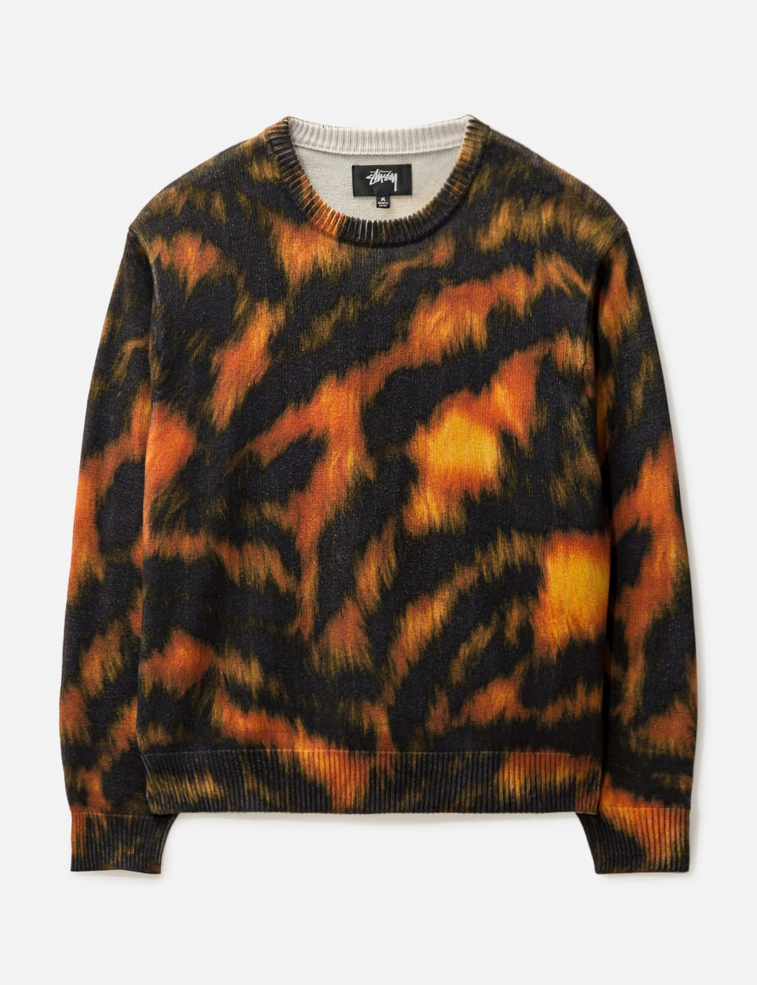 Stüssy - Printed Fur Sweater | HBX - Globally Curated Fashion and