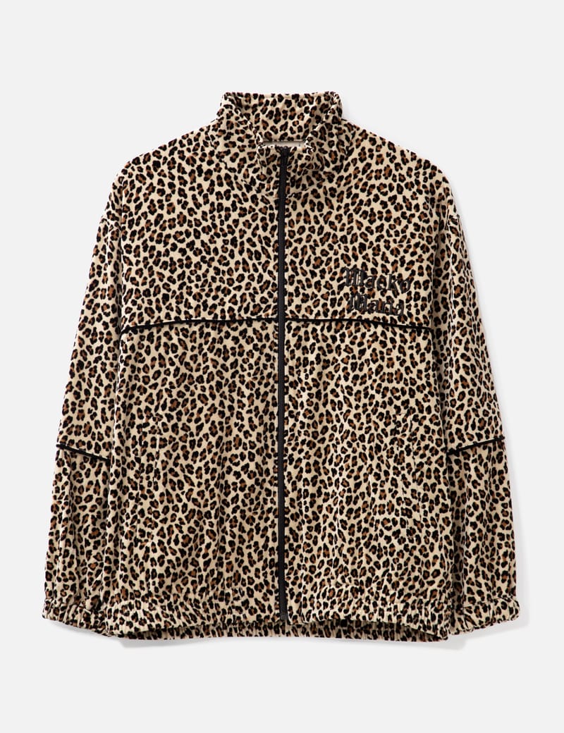 Wacko Maria - Leopard Velvet Track Jacket | HBX - Globally Curated 