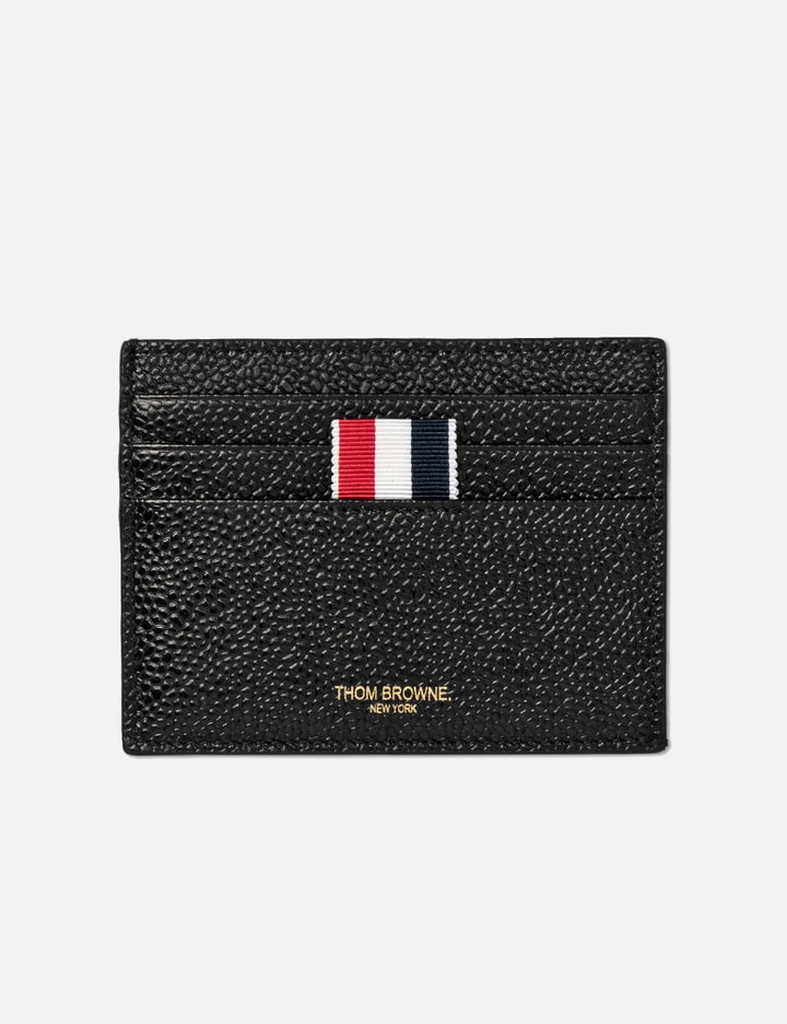 Pebble Grain Note Compartment Card Holder 100272696blk main image 1