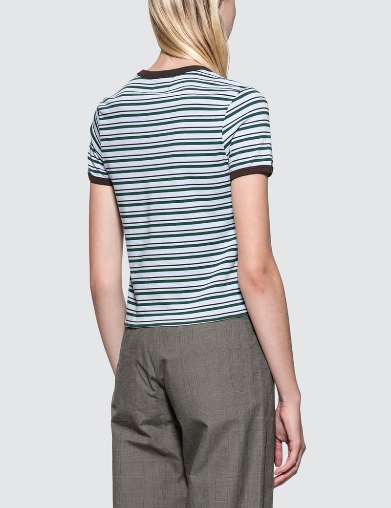 Stussy frankie discount striped ringer tee