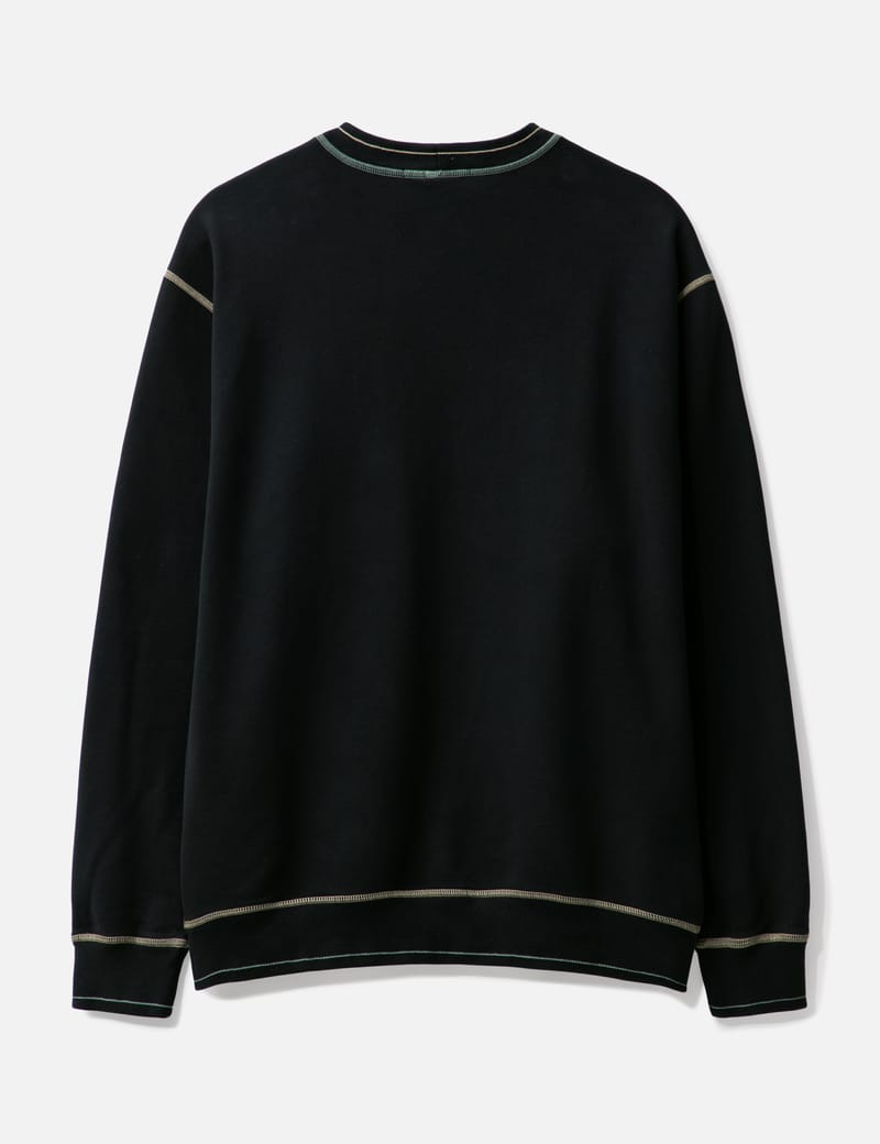 Contrast stitch online sweatshirt