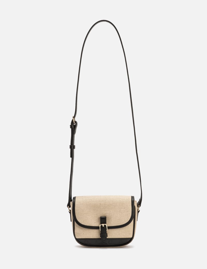 ショルダーバッグ・ポシェット Helene Shoulder Bag - A.P.C. - Canvas - Black A.P.C. Helene Canvas Shoulder Bag | Neutrals | FARFETCH