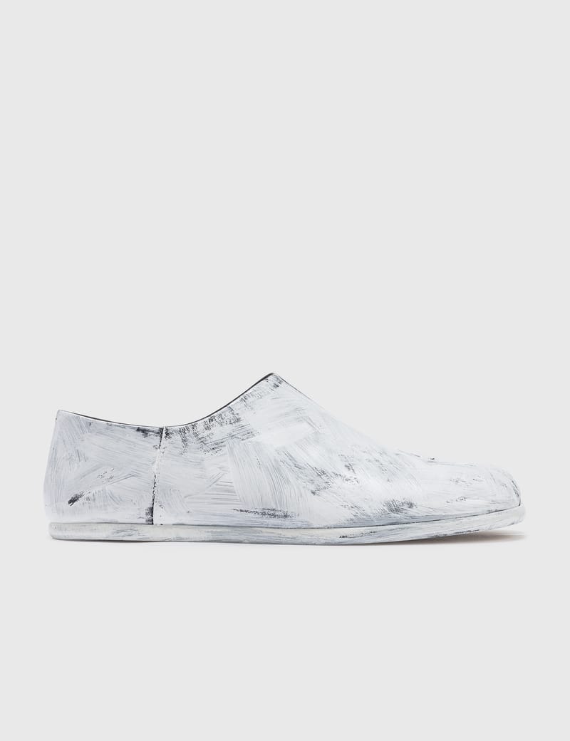 Maison margiela discount white glossy sneaker