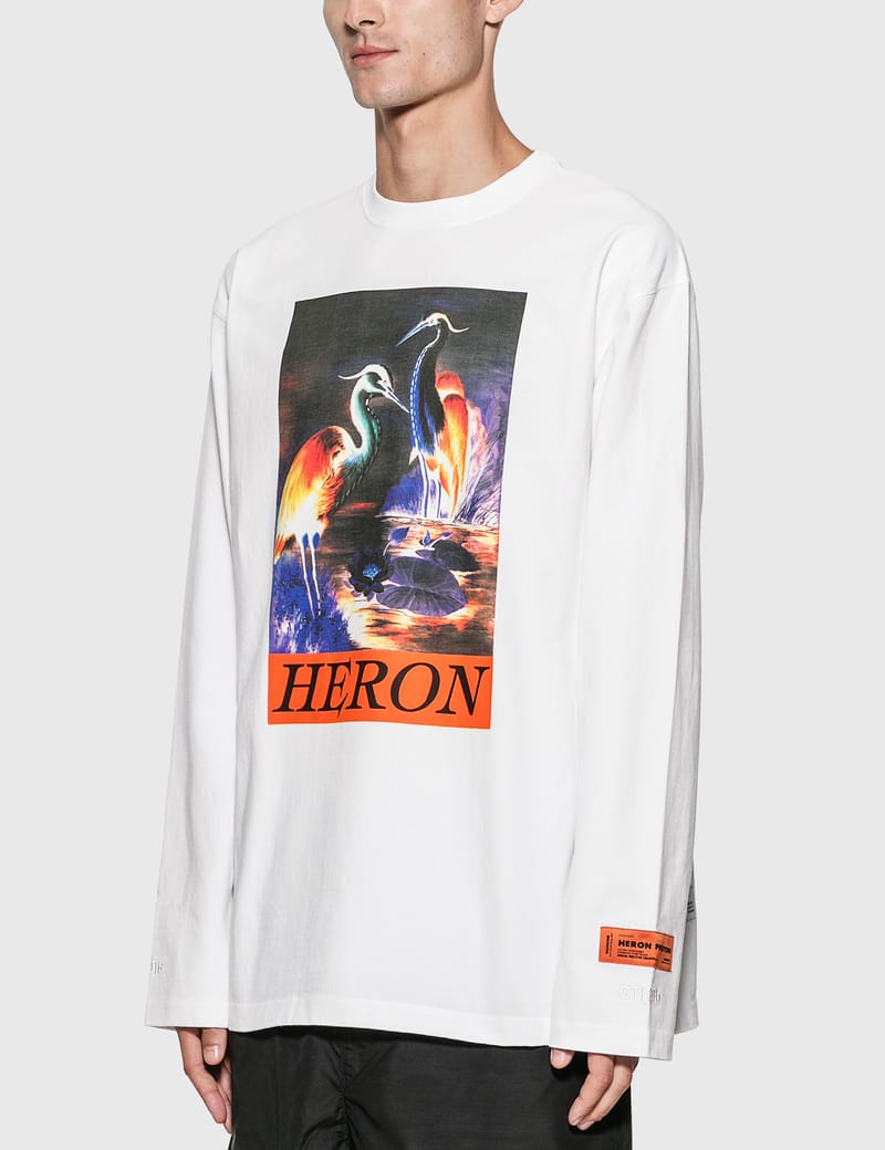 Heron preston 2024 white long sleeve