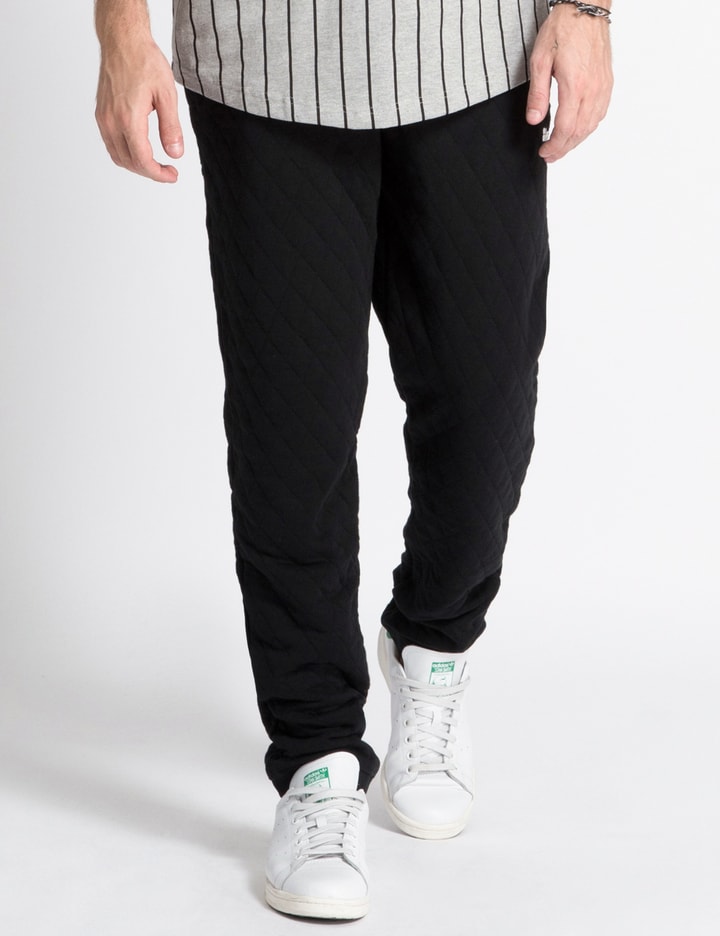 ALIFE Black Diamond Quilt Sweatpants HBX Globally Curated Fashion and Lifestyle by Hypebeast