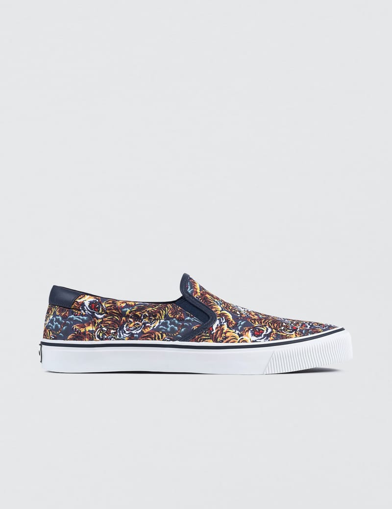 Kenzo tiger slip on sale on