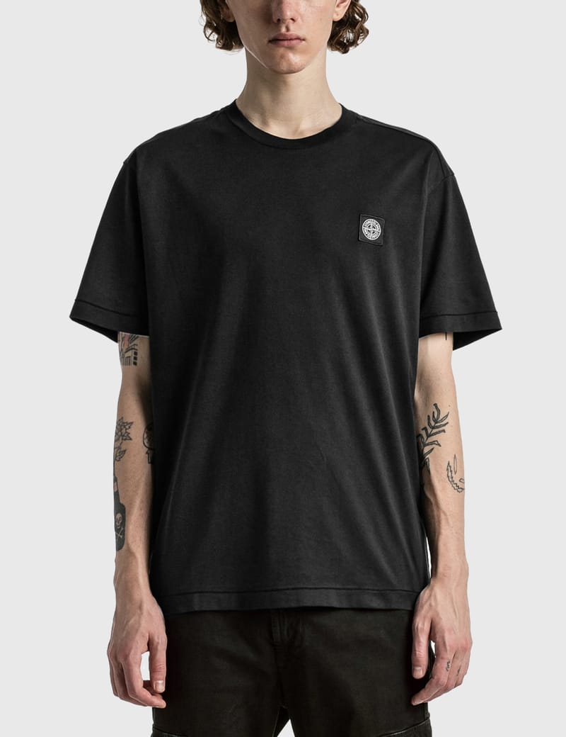 Stone Island - Garment Dyed Cotton T-Shirt | HBX - Globally