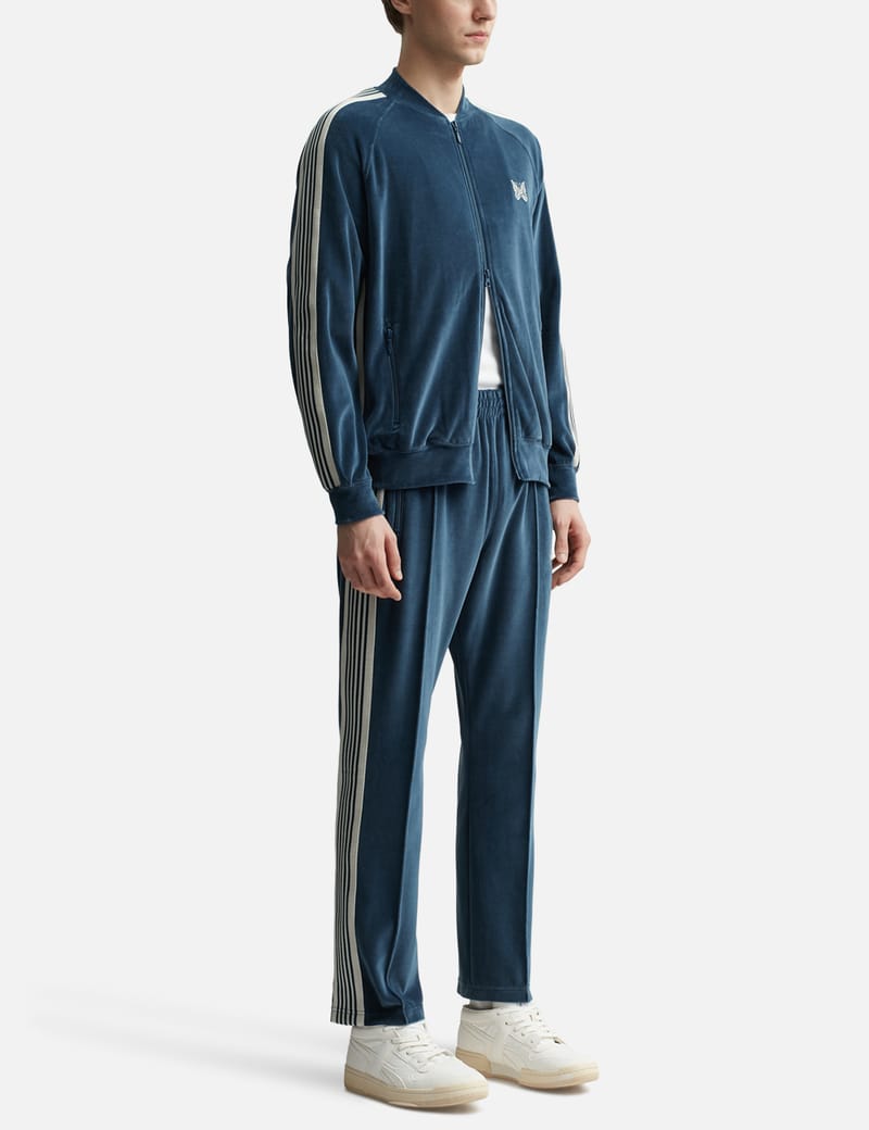 Needles - Narrow Track Pants - Velour | HBX - Globally