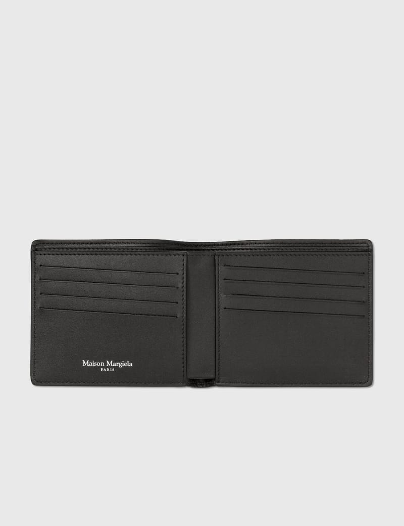 ■財布 Maison Margiela Bi-Fold Clip Wallet Maison Margiela Bifold Wallet Money Clip Black Genuine