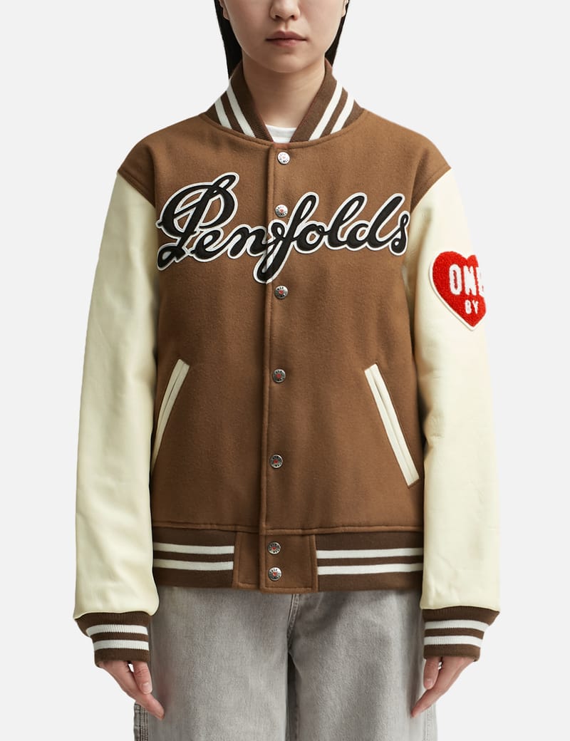 Human Made - One By Penfolds Varsity Jacket #1 | HBX - Globally