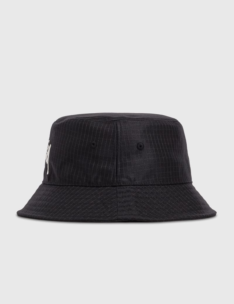 ★人気★【STUSSY】★Stussy Grid Basic Bucket Ha.t Black★ Stüssy - Grid Basic Bucket Hat | HBX - Globally Curated