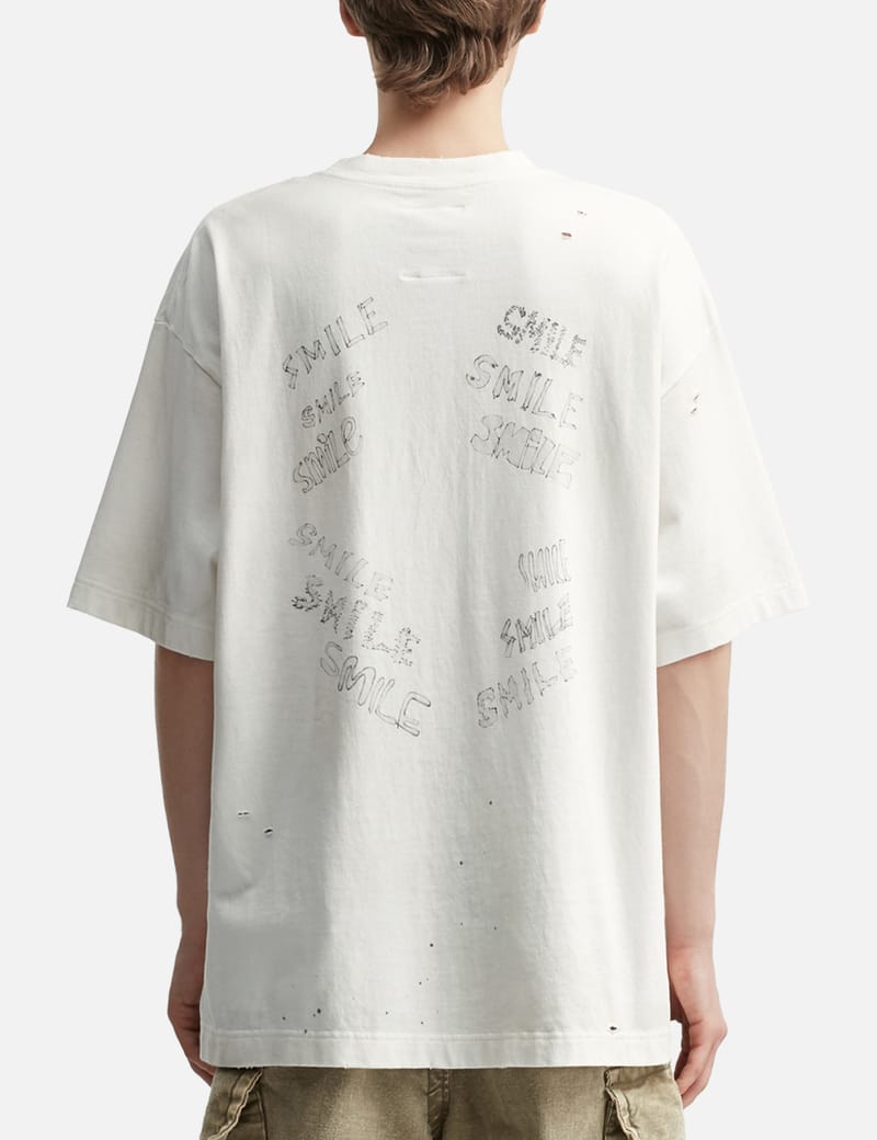 【MIHARAYASUHIRO】LEON Printed T-shirt 全２色 ユニセックス Black Leon Printed T-shirt by Maison MIHARA YASUHIRO on Sale
