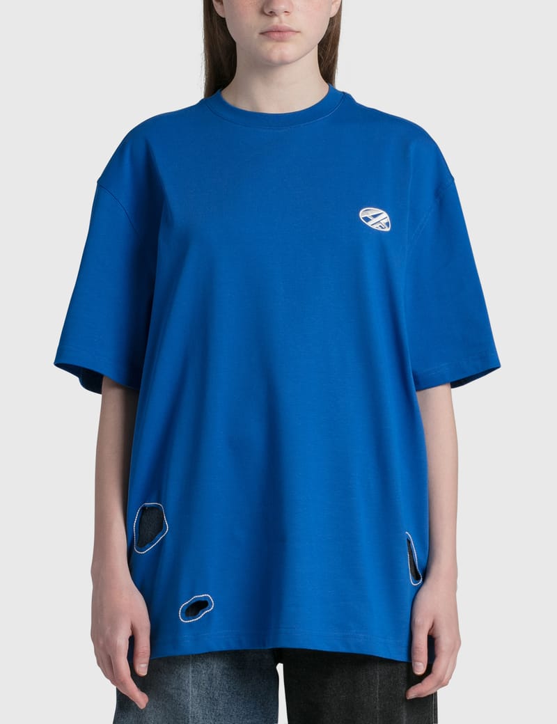 【ADER ERROR】 Distort logo t-shirt Ader Error Distort B-logo T-shirt In Black | ModeSens