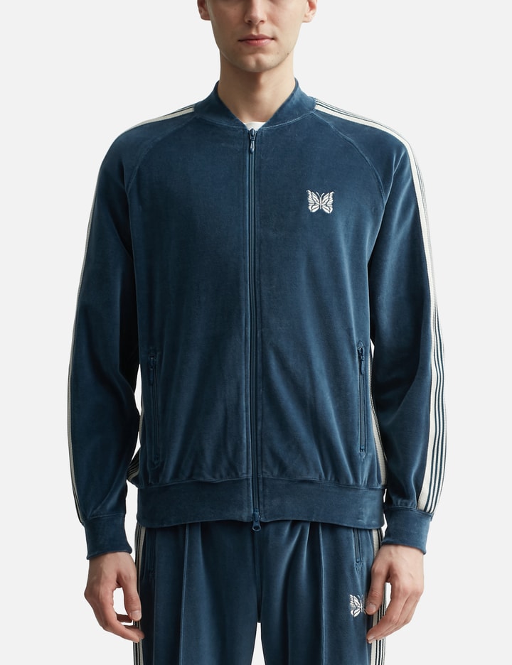 Needles - R.C Track Jacket - Velour | HBX - Globally Curated Fashion ...