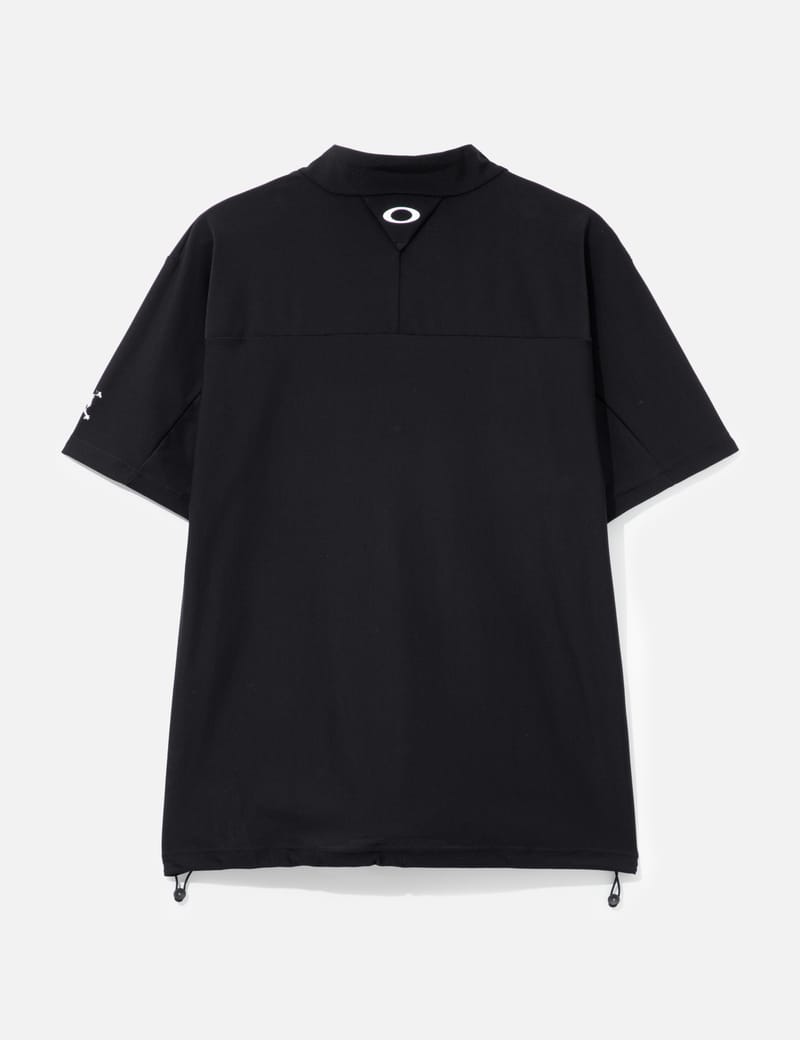 Oakley Skull Hybrid Zip Pullover Shirt - Stretch half-zip mock