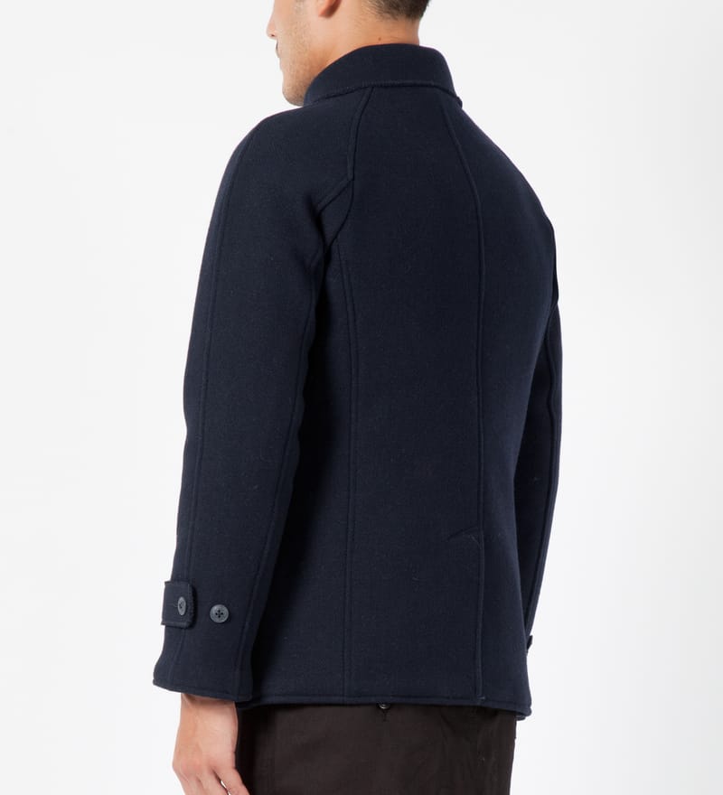 ジャケット・アウター BEDWIN MELTON P-COAT MARLON Bedwin & The Heartbreakers - Navy Marlon Peacoat Jacket