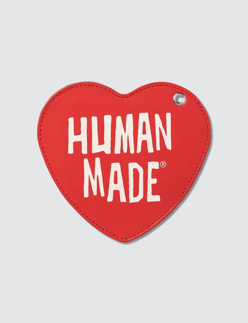 Human Made - Heart Leather Pass Case | HBX - Globally Curated