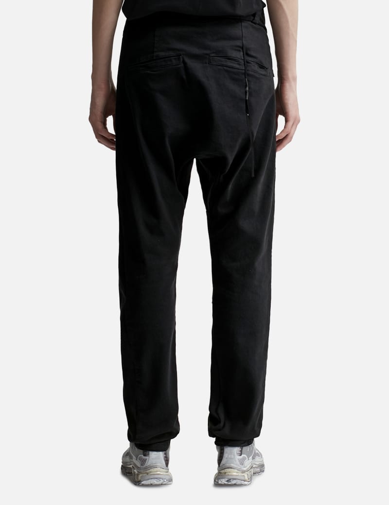 11 BY BORIS BIDJAN SABERI LOW-DROPPED CROTCH BAGGY PANT 