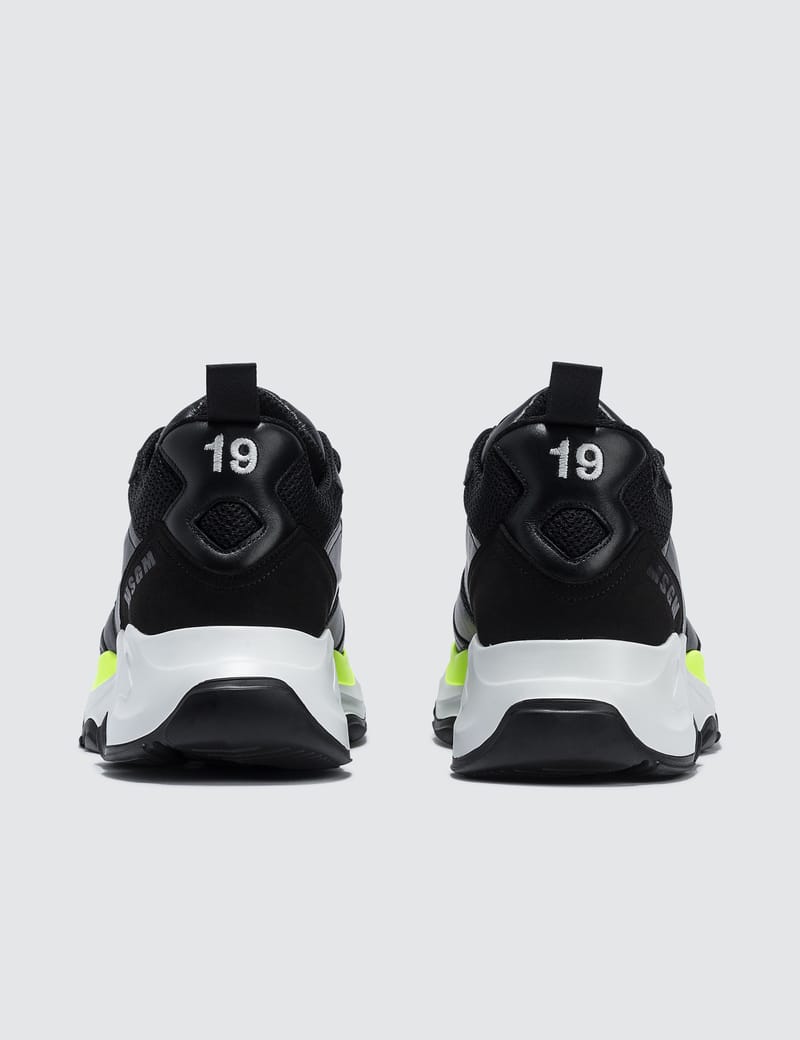 スニーカー MSGM Men Sneakers White 3840MS506787 01 White leather MSGM sneakers - MSGM Official