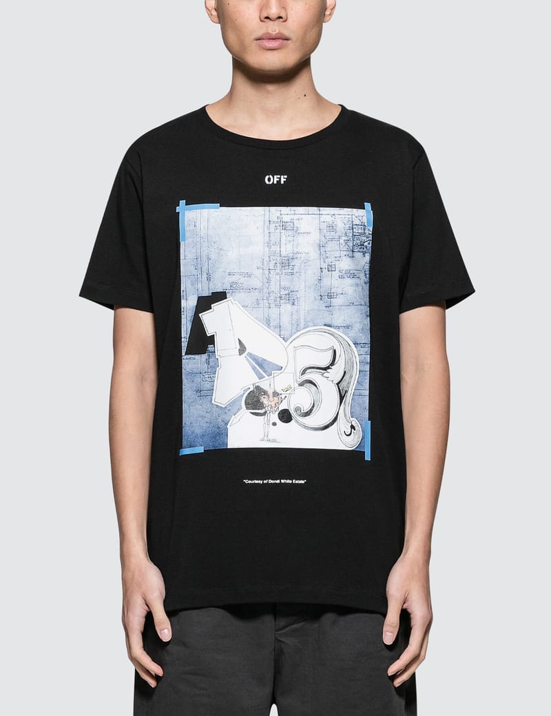 Off White Dondi Square S S Slim T Shirt HBX Globally