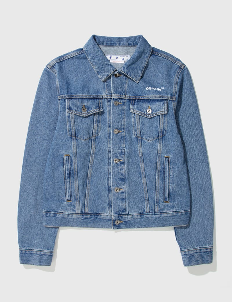 Off-White™ - Diag Tab Slim Denim Jacket | HBX - Globally Curated