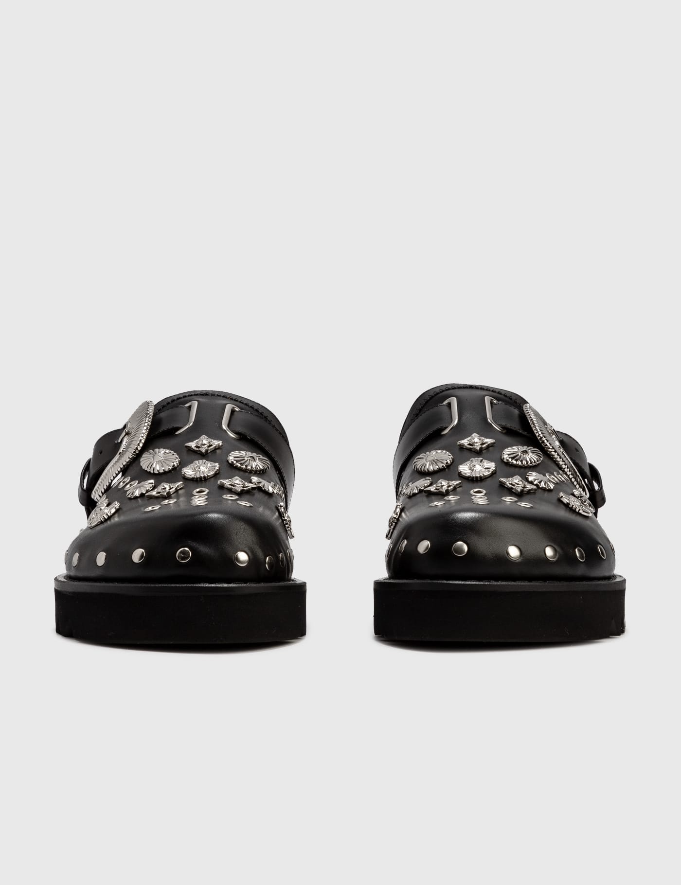 Toga Virilis - Studded Leather Slip On Sandals | HBX - Globally 