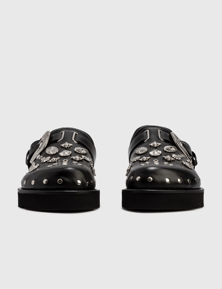 Toga Virilis - Studded Leather Slip On Sandals | HBX - Globally Curated ...