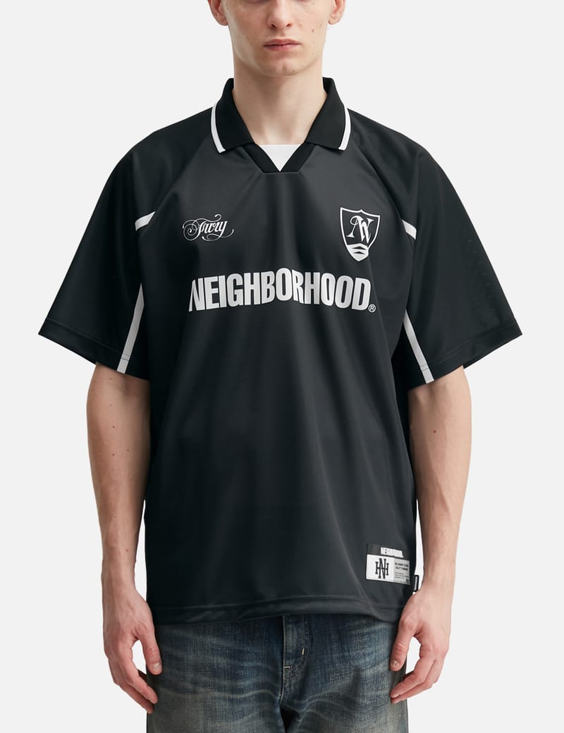 トップス NEIGHBORHOOD GAME SHIRT SS NEIGHBORHOOD Game Shirt SS - Relaxed quick-dry shirt with a sporty