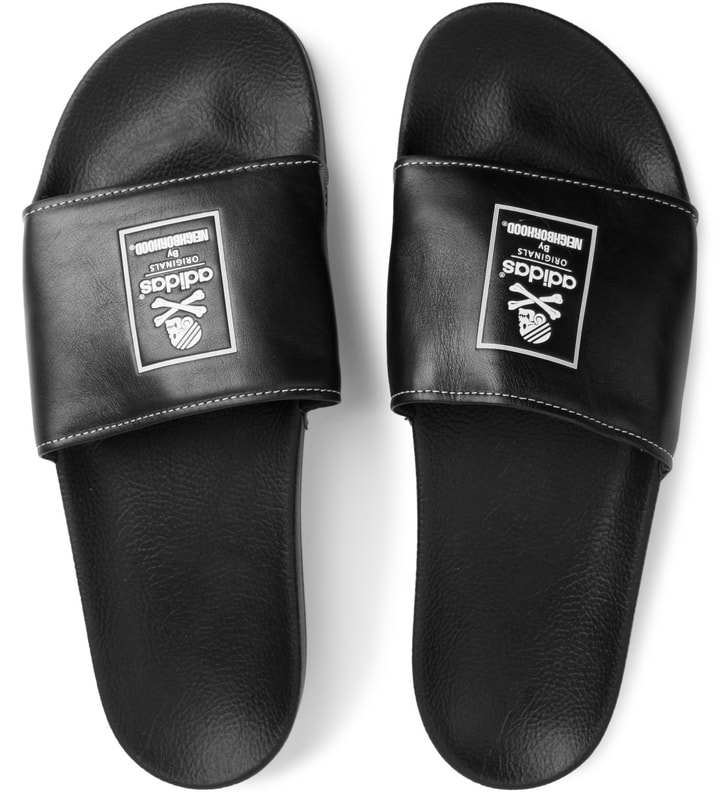 adidas Originals - Adidas Originals X NEIGHBORHOOD Black Adilette ...