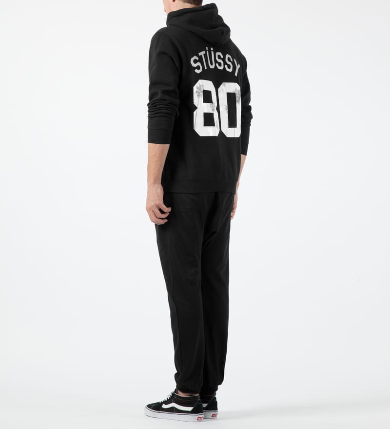 Stüssy - Black LA 80 Hoodie | HBX
