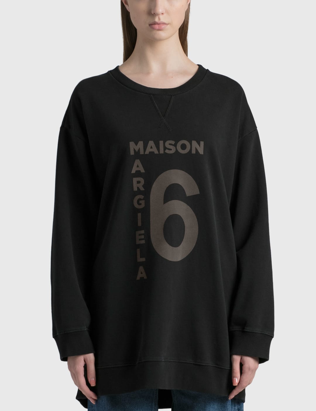 MM6 Maison Margiela - ロゴ オーバーサイズ スウェットシャツ 