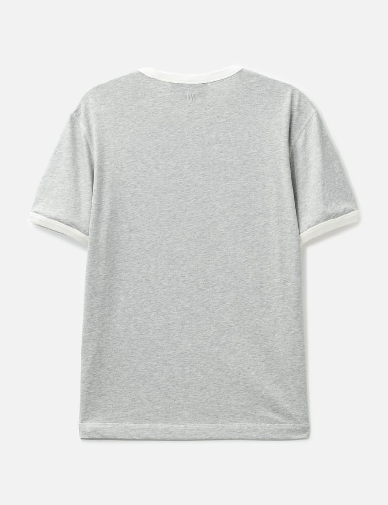 Ami Cotton Ami Paris Knitted Patch T-Shirt - Lightweight cotton