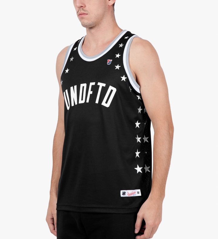Undefeated - Black Global Mesh Tank Top | HBX