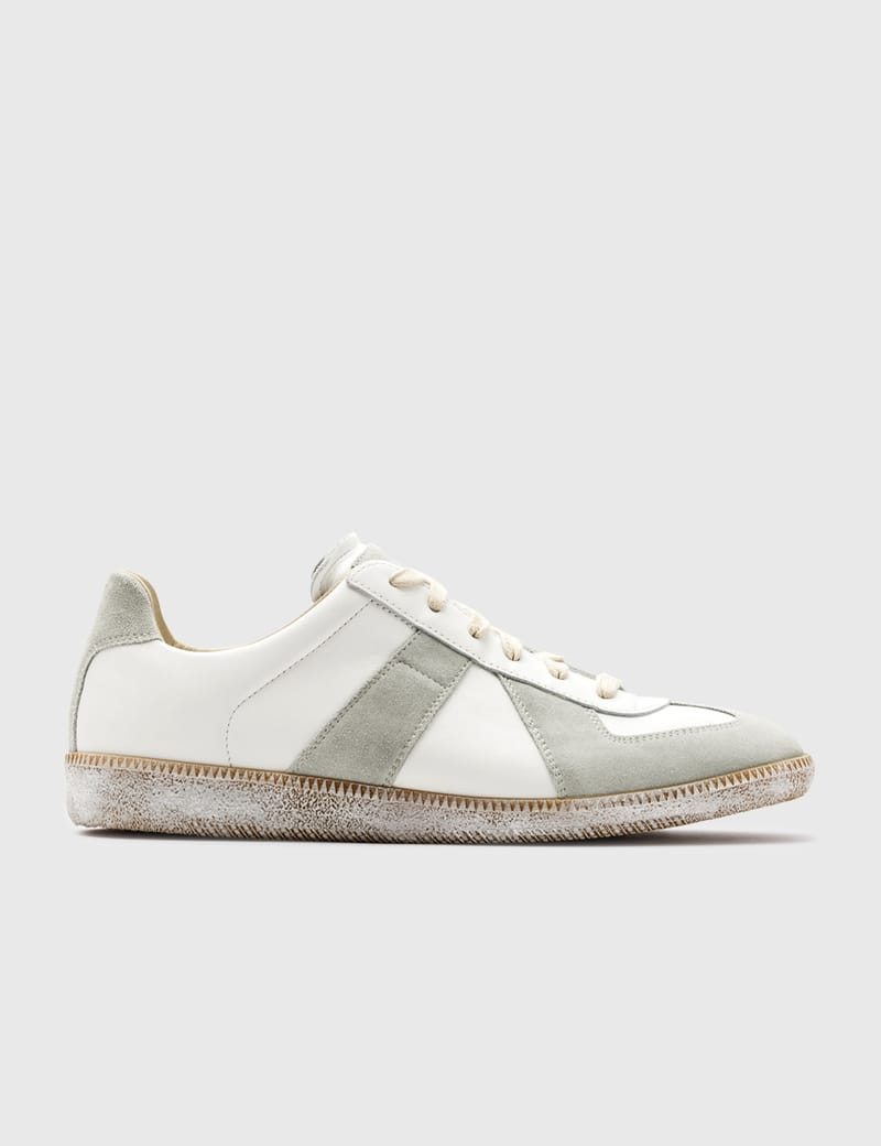 Maison Margiela - REPLICA LEATHER SNEAKERS | HBX - Globally