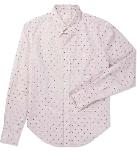 Band of Outsiders - Pink LS Button Down Shirt | HBX - Globally