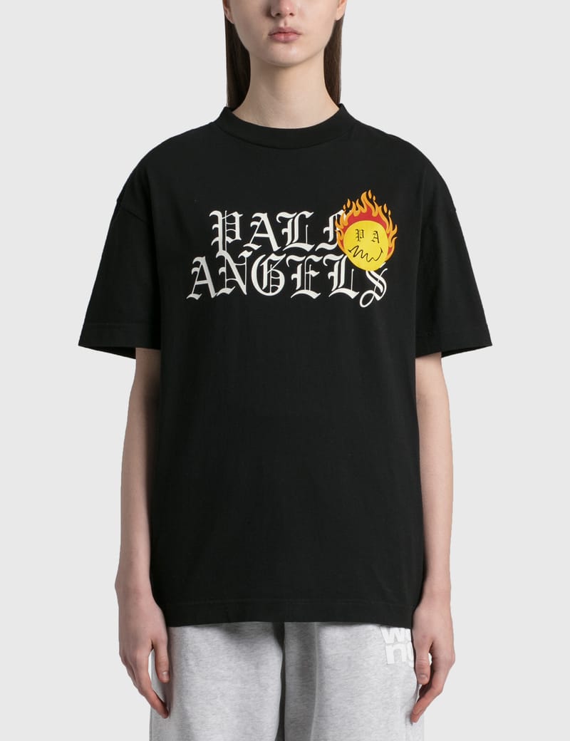 Palm Angels - Burning Head Logo T-Shirt | HBX - Globally