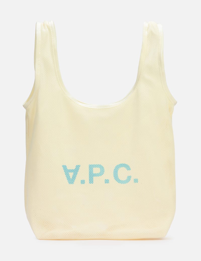 A.P.C. Rebound Shopping Bag - Lightweight mesh tote with spacious