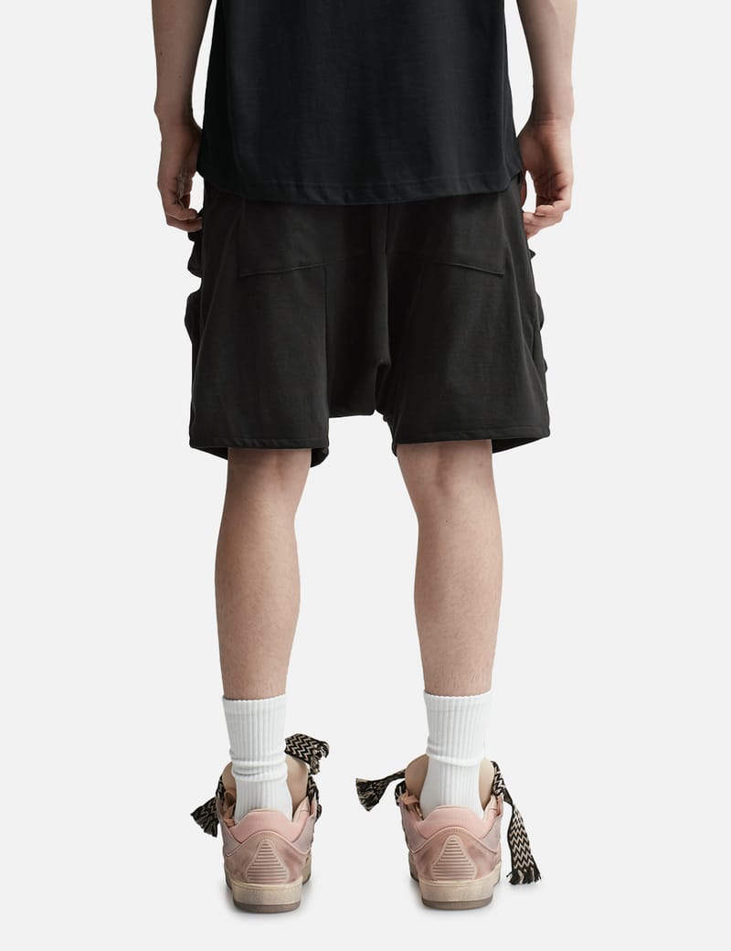 ◆GRAILZ◆ LAYERED PANEL SHORTS GREY GR23SSMP01GY GRAILZ - Layered Panel Shorts | HBX - Globally Curated