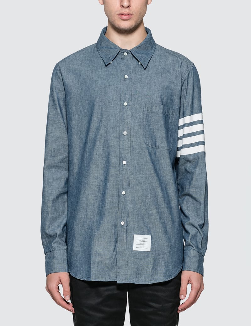 Thom Browne - Funmix Oversized Long Sleeve Shirt in Oxford