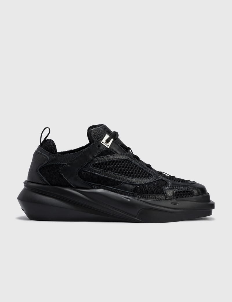 【ALYX】Mono Hiking Sneaker 1017 ALYX 9SM: Black Mono Hiking Sneakers | influenceu