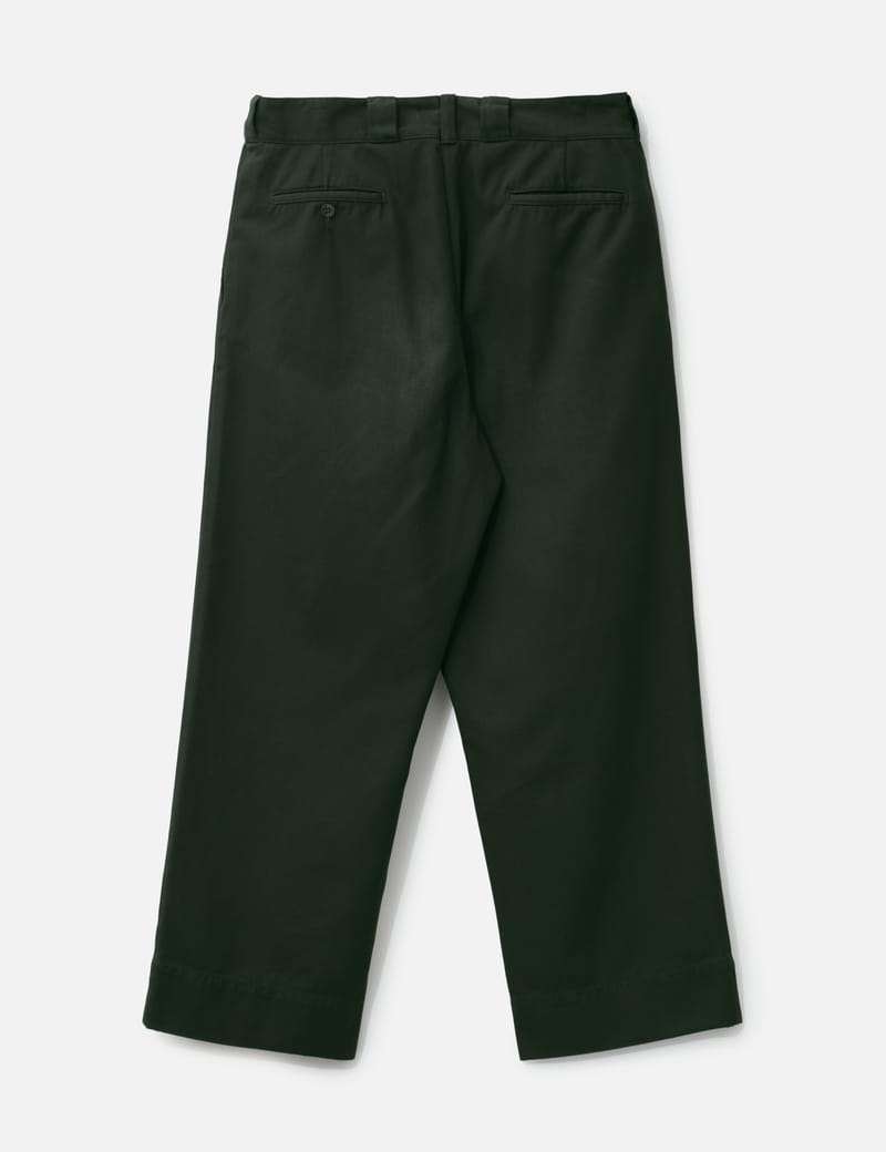 Unlikely Unlikely Skater's Work Pants - 와이드 일자핏 일본제 그린